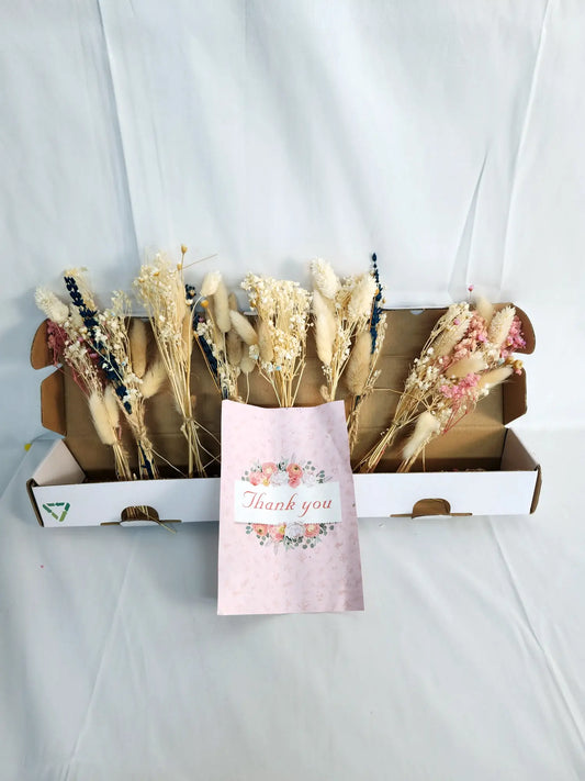Mini Dried Flower Bouquet Set of 6