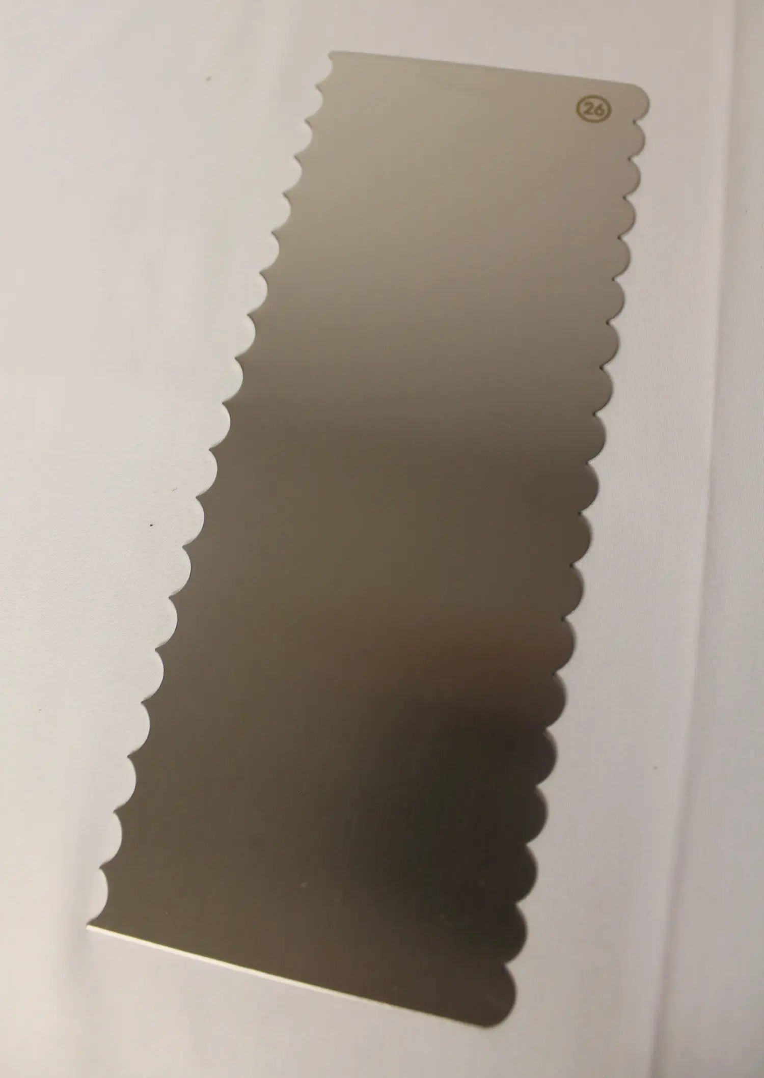 2 Pieces 9 Inch Stainless Steel Cake Scraper