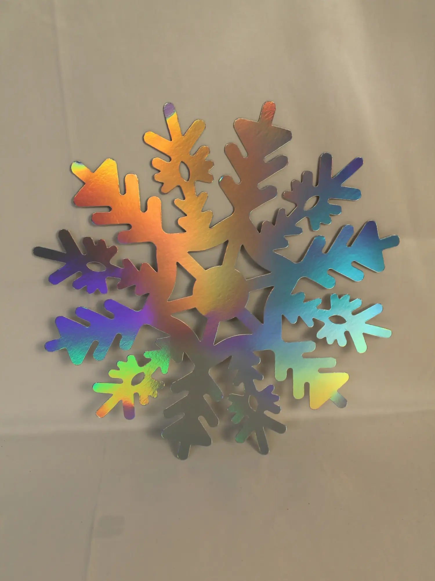 12 inch Shiny Snowflake Decorations, 50pcs