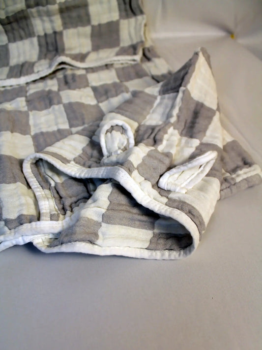 Ultra-Soft Muslin Baby Hooded Towel