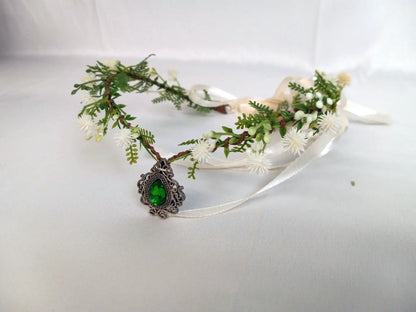 Flower Circlet Tiara Headband