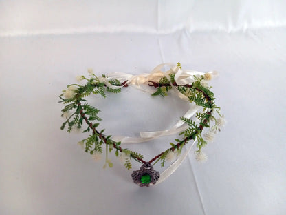 Flower Circlet Tiara Headband