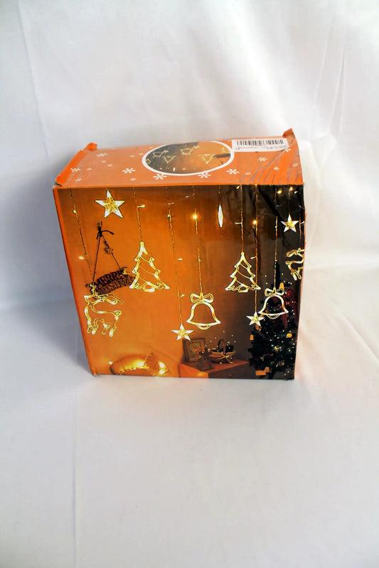 Christmas Window Curtain Lights, 138 LED Multicolor String Lights
