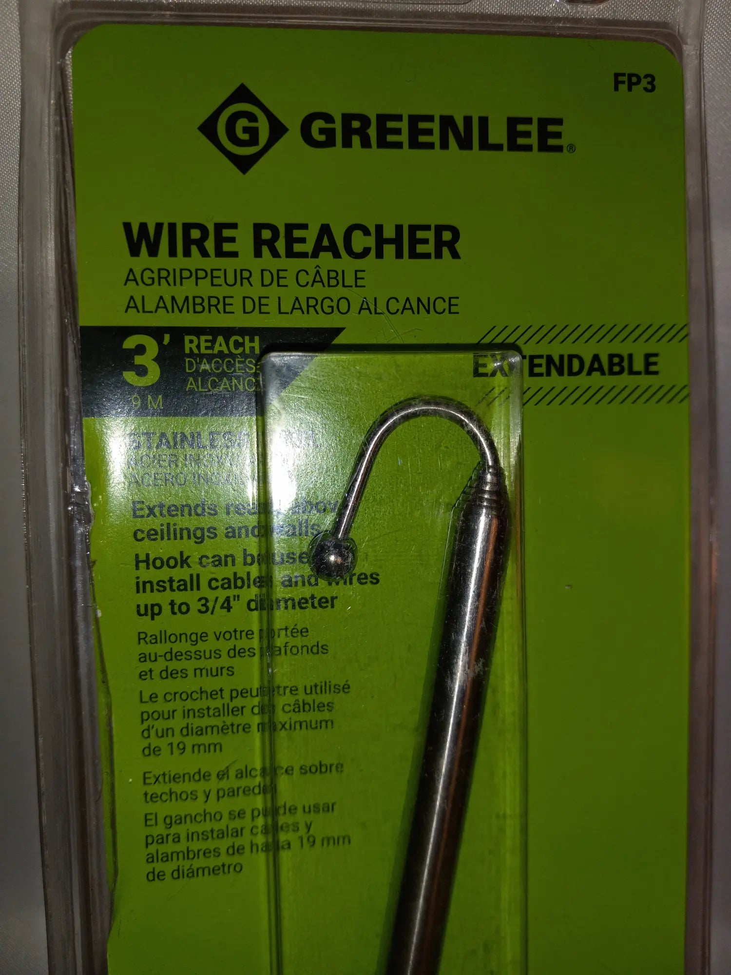 3' Telescoping Wire Retrieval Hook