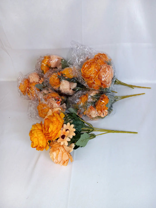 8 Pack Artificial Peony Flowers