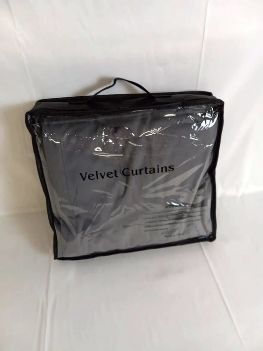 Velvet Room Darkening Curtains, 52”x84”, 2 Panels