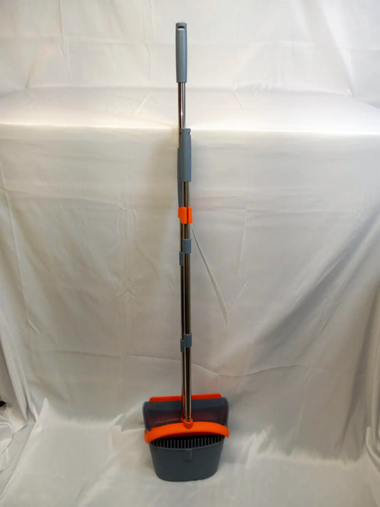 Free-Standing Dustpan and Broom Set