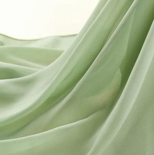 Sage Green Chiffon Table Runner 27x120 Inches