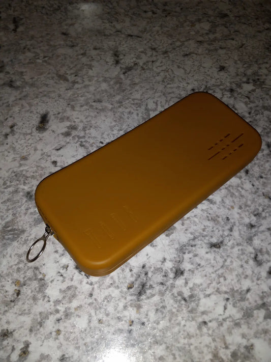 Silicone Makeup Brush Bag, brown