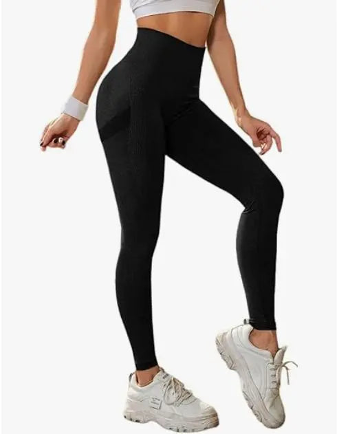 Women's Scrunch Butt Lift Leggings w Exercise Band