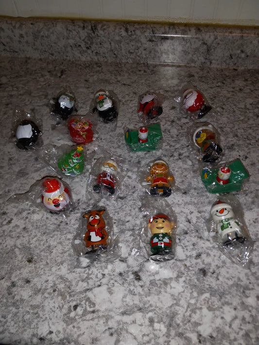 Three Otters Christmas Wind-Up Stocking Stuffer Toys, 16 pc