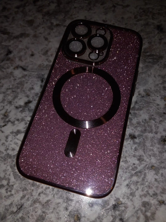 Magnetic Clear iPhone 14 Case, Pink