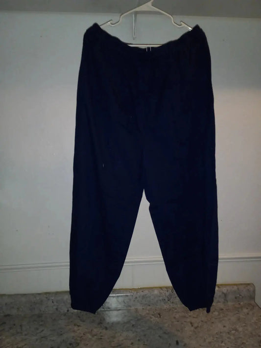 Women's Boho Lantern Pants, XXL, Navy 