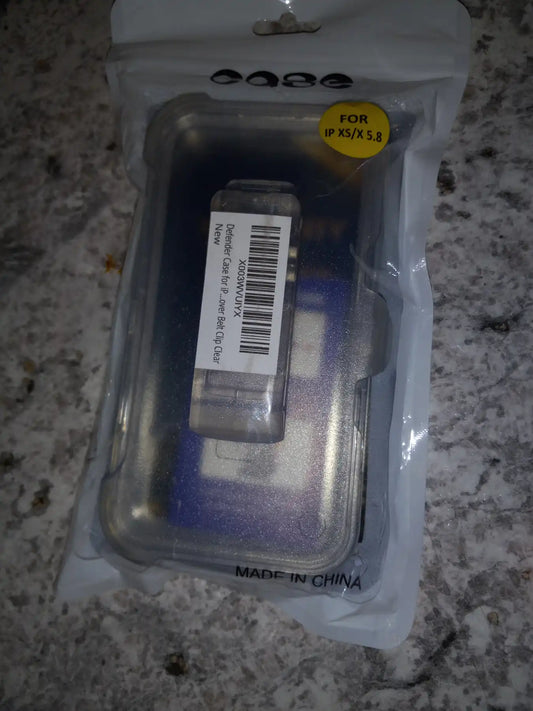 Defender Military Grade Case for iPhone XS/X 5.8, Clear