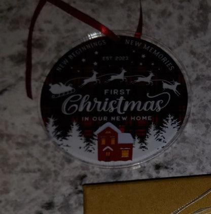 Our First Christmas in Our New Home 2023 Ornament