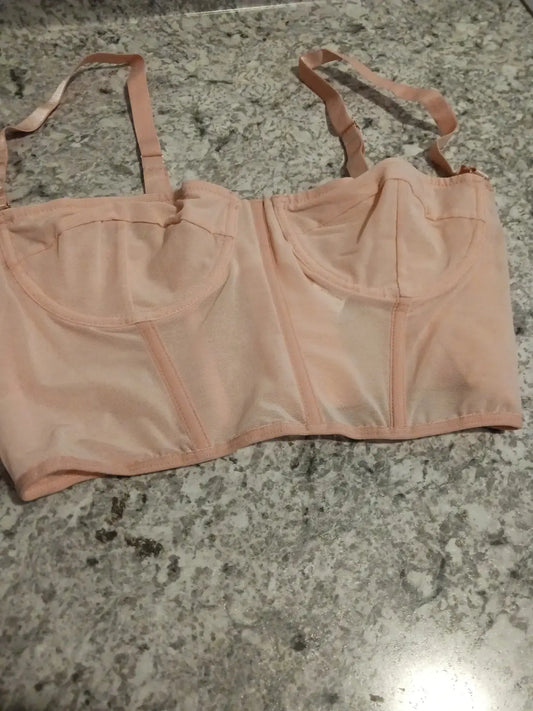 Women's Corset Top, pink, XL