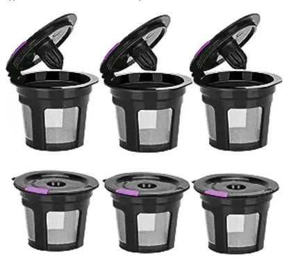 Reusable K-Cups - Reusable K-cups for Keurig, 6 pack. BPA free.