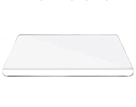 Acrylic Cutting Board - 16"x12" acrylic cutting board with lip for protecting your countertops and tables