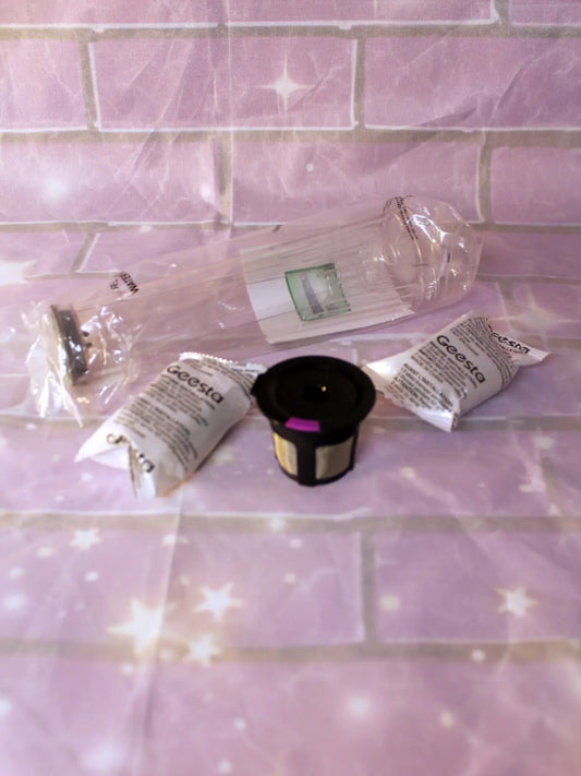 Water Filter Holder For Keurig & Breville Filters - includes 2 filters and 1 reusable K-cup
