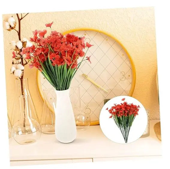 8pcs Artificial Flower Decor - Zerodeko 12pcs artificial flower decor 