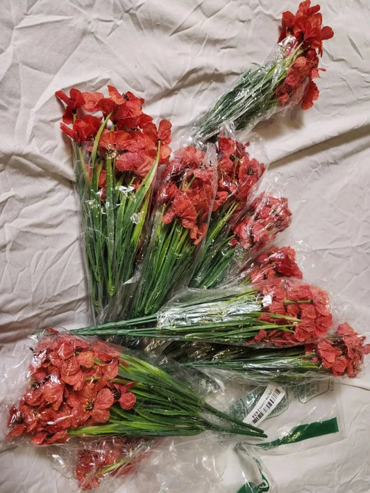 8pcs Artificial Flower Decor - Zerodeko 12pcs artificial flower decor 