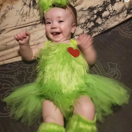 Baby Girl Monster Outfit - 6-12 months