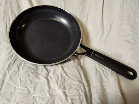 Greenpan Venice Stainless Steel Frying Pan - Greenpan venice pro noir tri-ply stainless steel, ceramic non-stick, 8" frying pan skillet, PFAS-free, dishwasher safe, oven & broiler safe