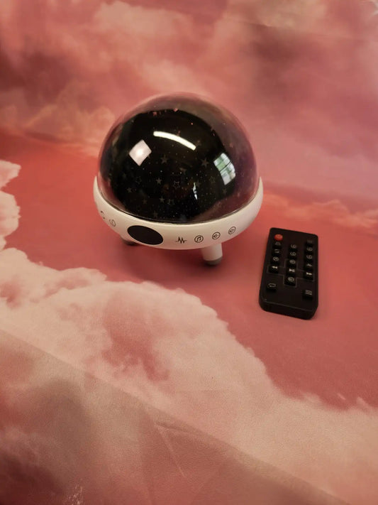 LED Nightlight Star Projector Sound Machine - Yachance LED nightlight star projector with 29 soothing sounds. White