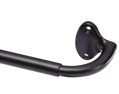 Room-Darkening Blackout Curtain Rod - Amazon basics room darkening blackout curtain rod - 48" to 88", black