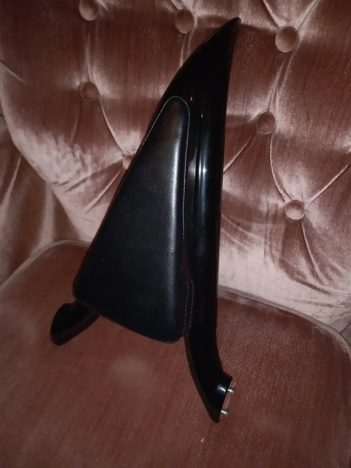 Motorcycle Passenger Backrest Sissy Bar - Black standard sissy bar passenger backrest. Mounting/docking hardware not included