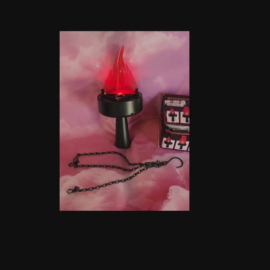 Fake Fire Lamp/Artificial Flame - Fake fire lamp, 3D artificial fire flames, USB rechargeable LED fire lights
