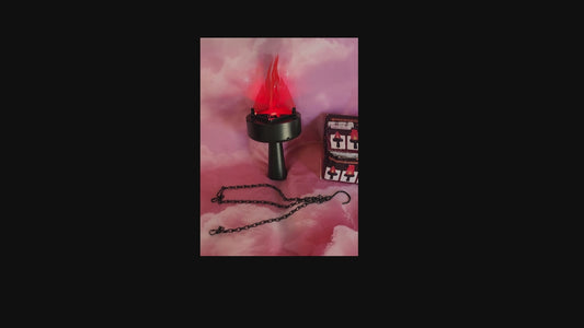 Fake Fire Lamp/Artificial Flame - Fake fire lamp, 3D artificial fire flames, USB rechargeable LED fire lights
